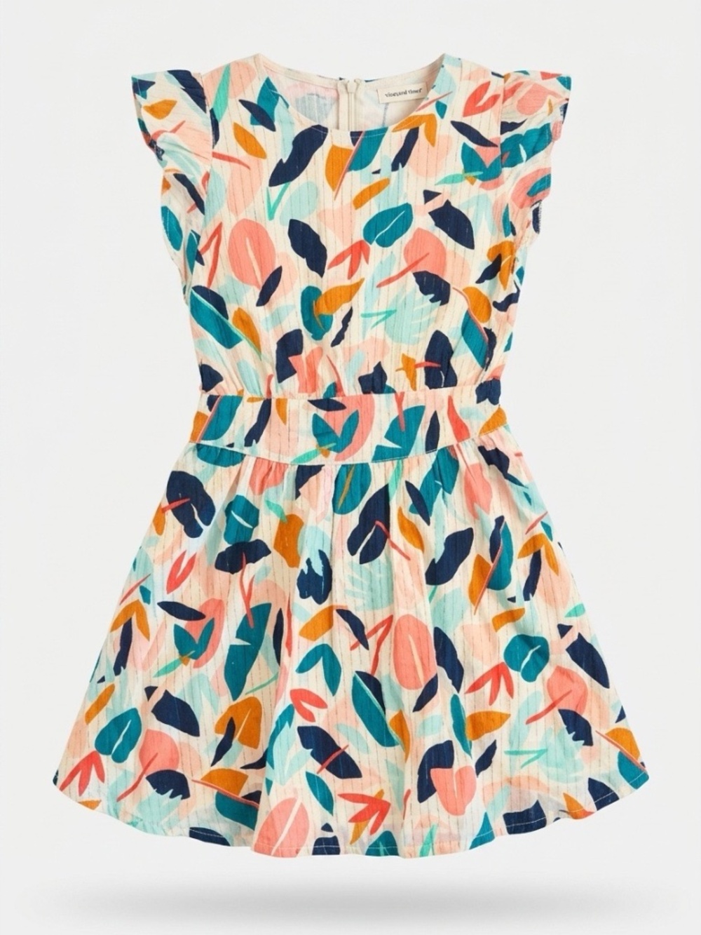 Catimini Floral Print Girls Dress - size 8 🌟